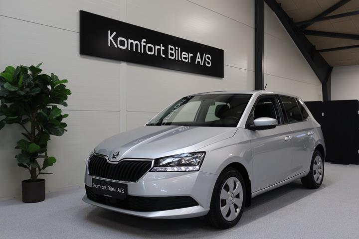 Sølv Skoda Fabia fra 2019