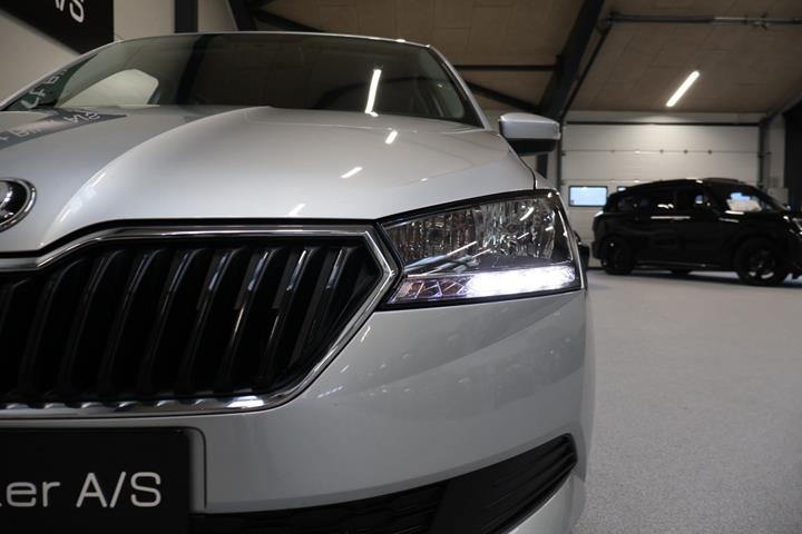 Sølv Skoda Fabia fra 2019