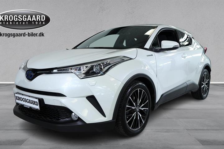 Hvid Toyota C-HR fra 2018