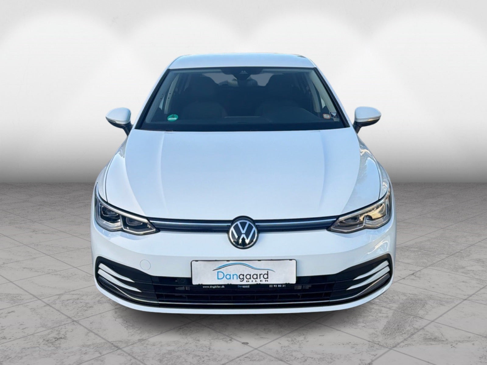 Hvid VW Golf VIII fra 2021