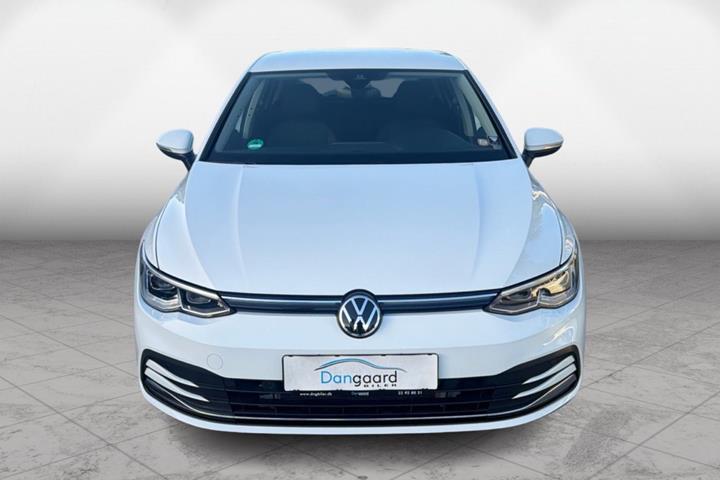 Hvid VW Golf VIII fra 2021