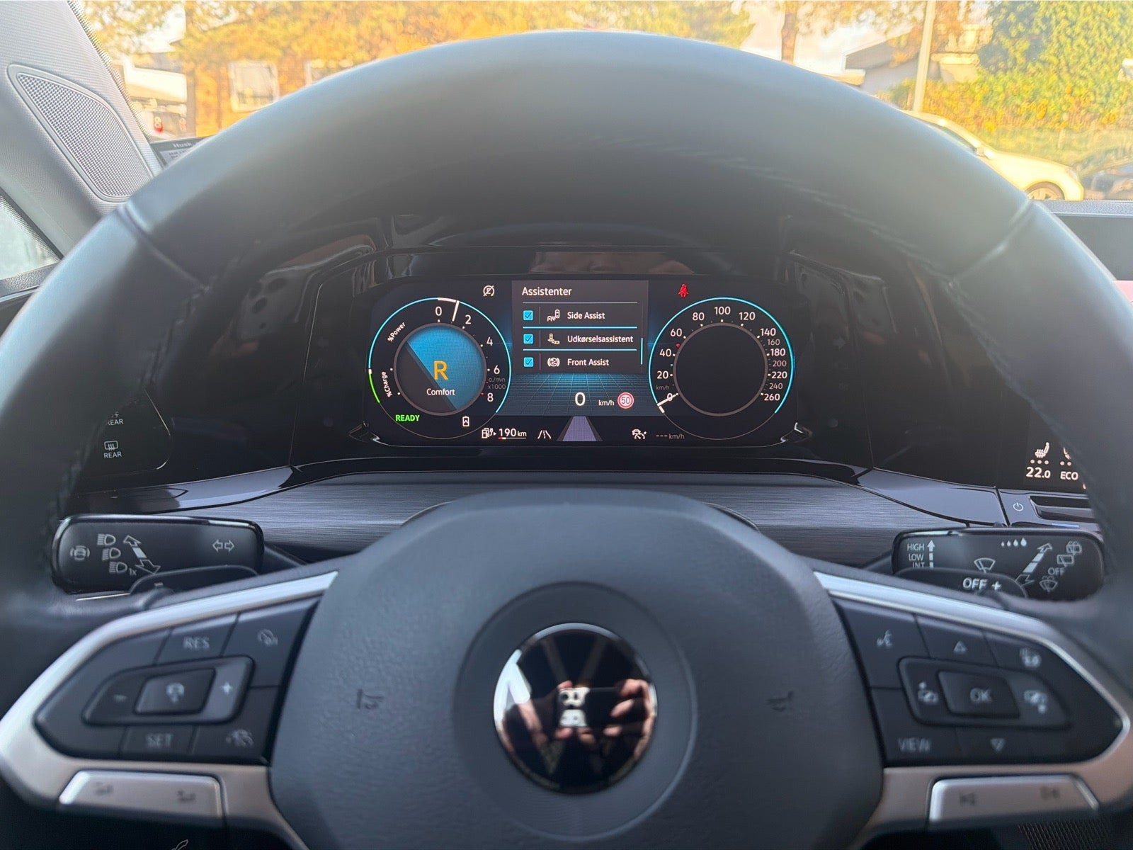 Hvid VW Golf VIII fra 2021