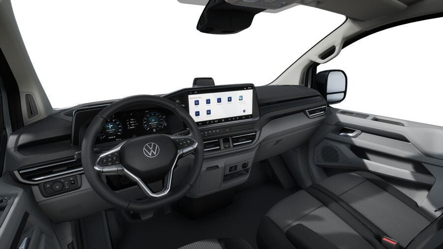 Hvid VW e-Transporter fra 2026