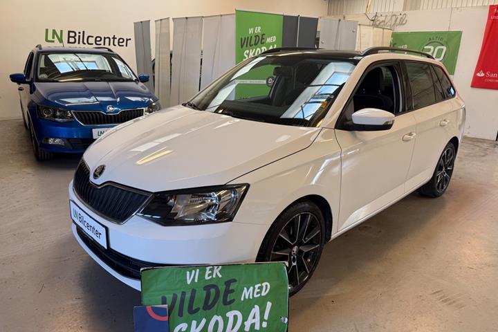 Sort Skoda Fabia fra 2016