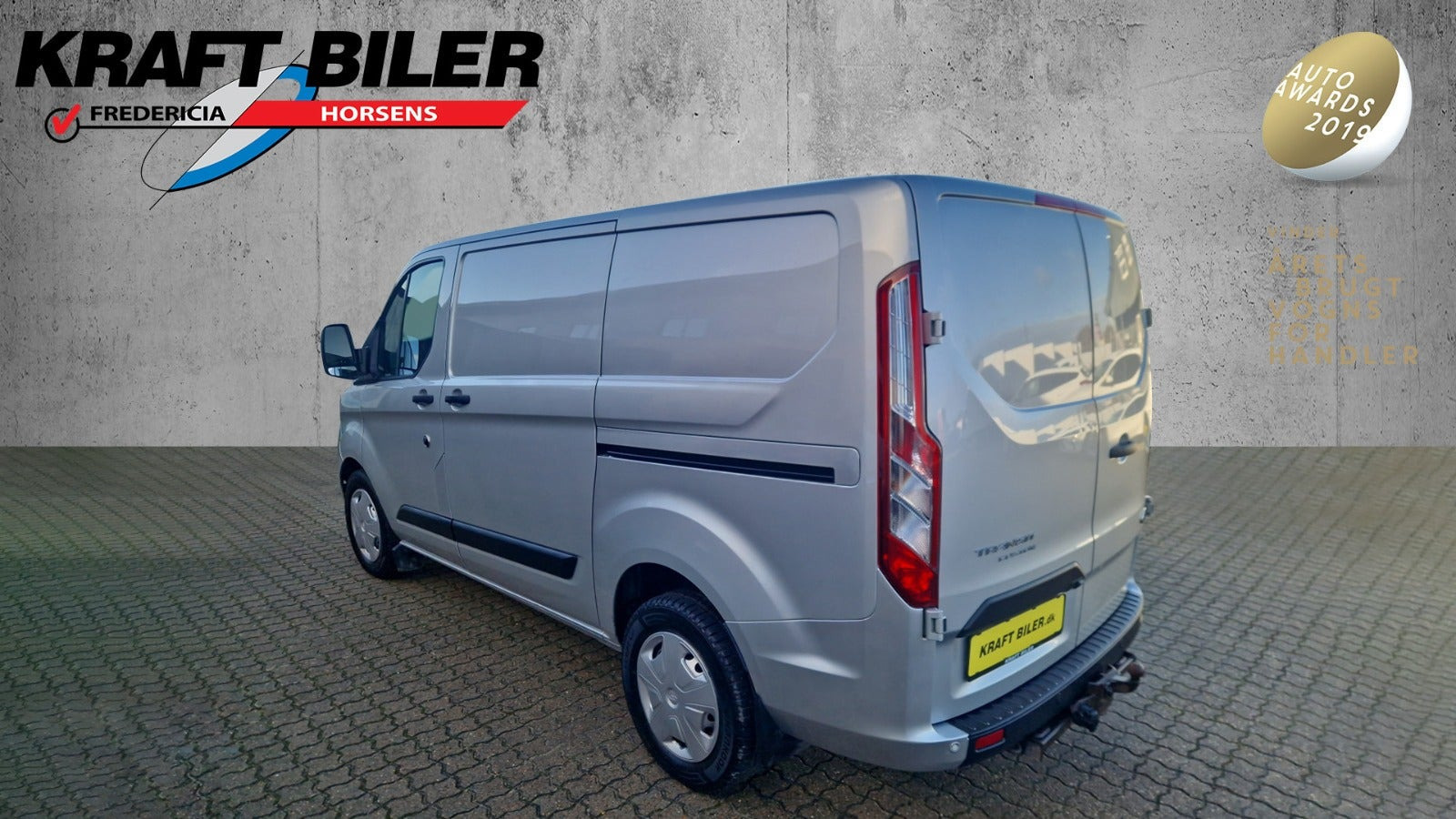 Sølv Ford Transit Custom 340 L1 fra 2021