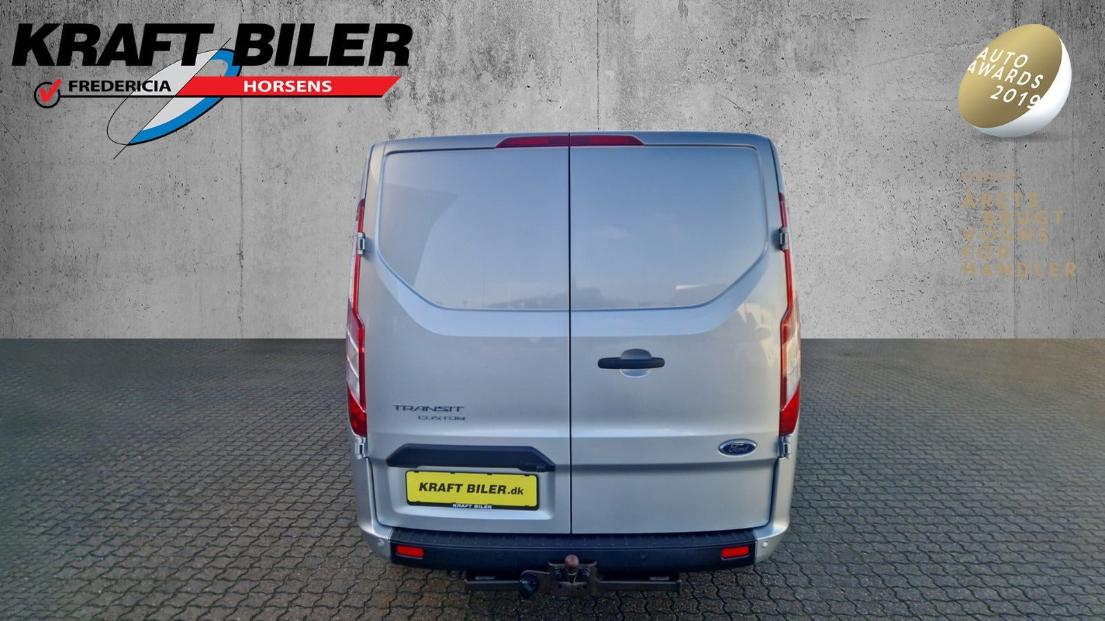 Sølv Ford Transit Custom 340 L1 fra 2021