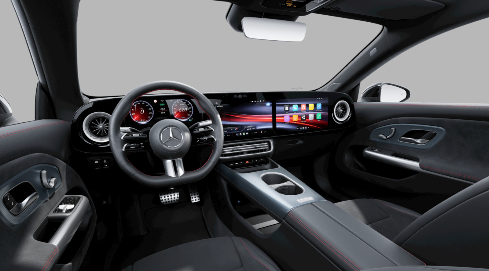 Sort Mercedes CLA250+ fra 2026