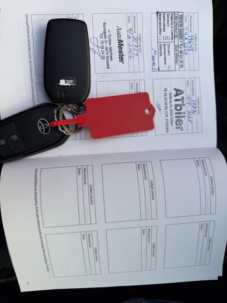 Blå Toyota Aygo X fra 2022