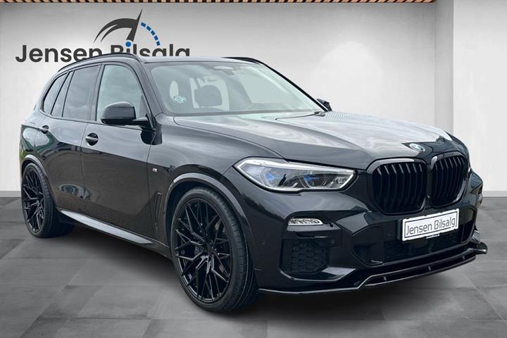 Gul BMW X5 fra 2020