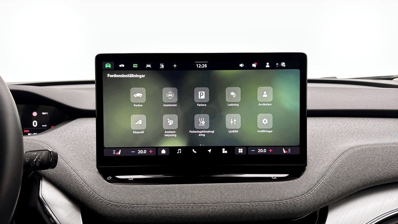 Sort Skoda Enyaq fra 2025
