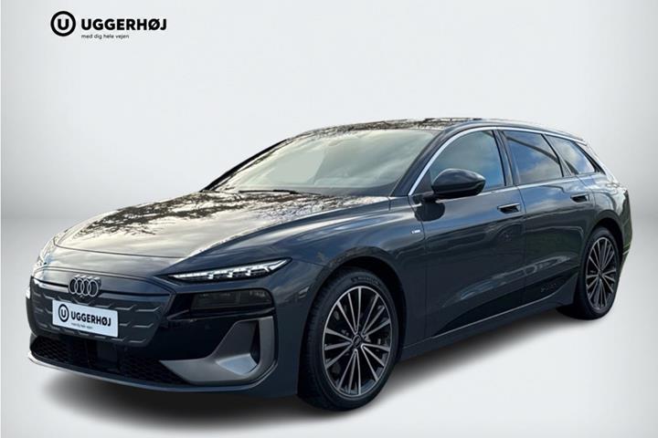 Grå Audi A6 e-tron fra 2025