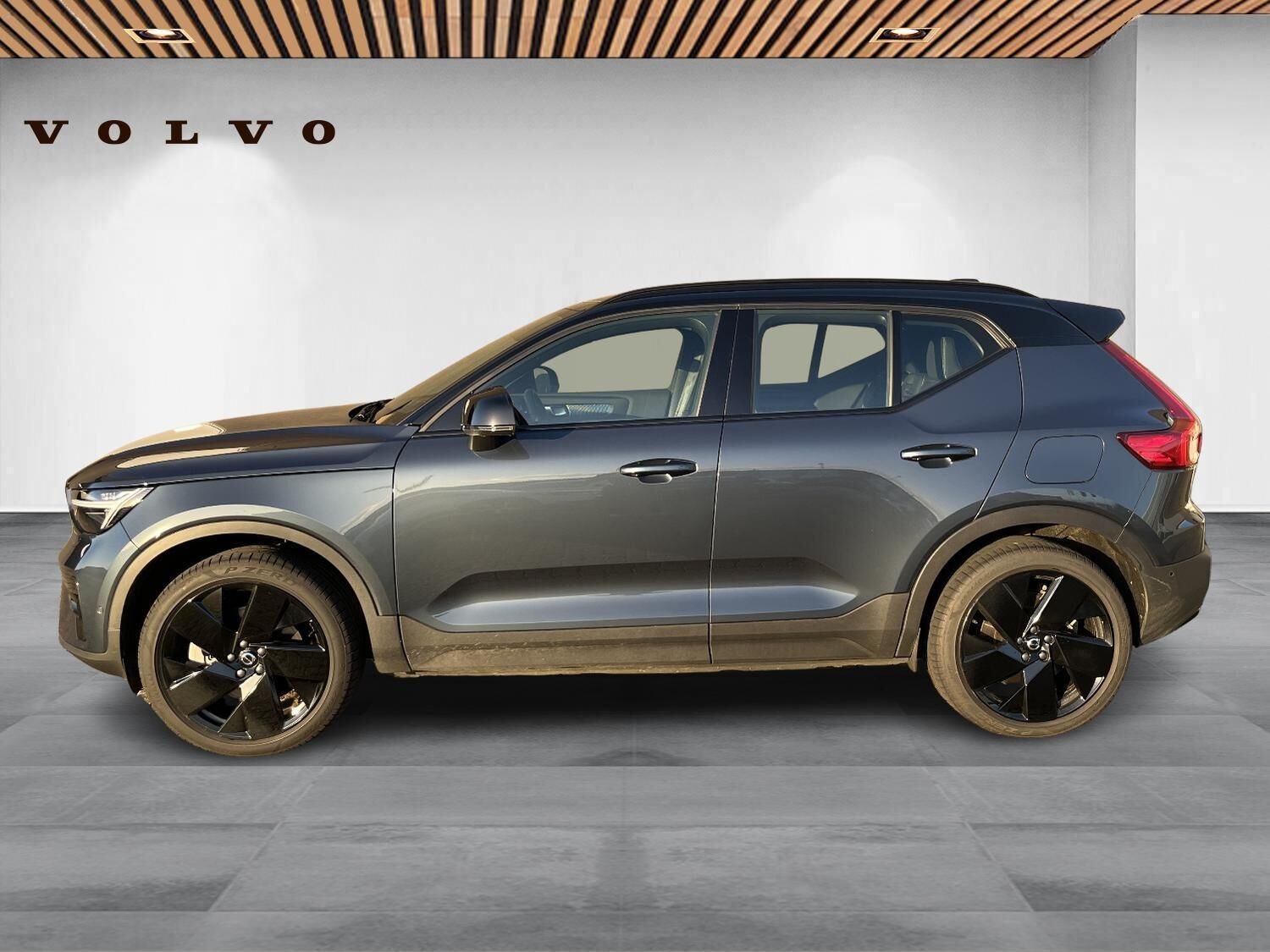 Blå Volvo EX40 fra 2026