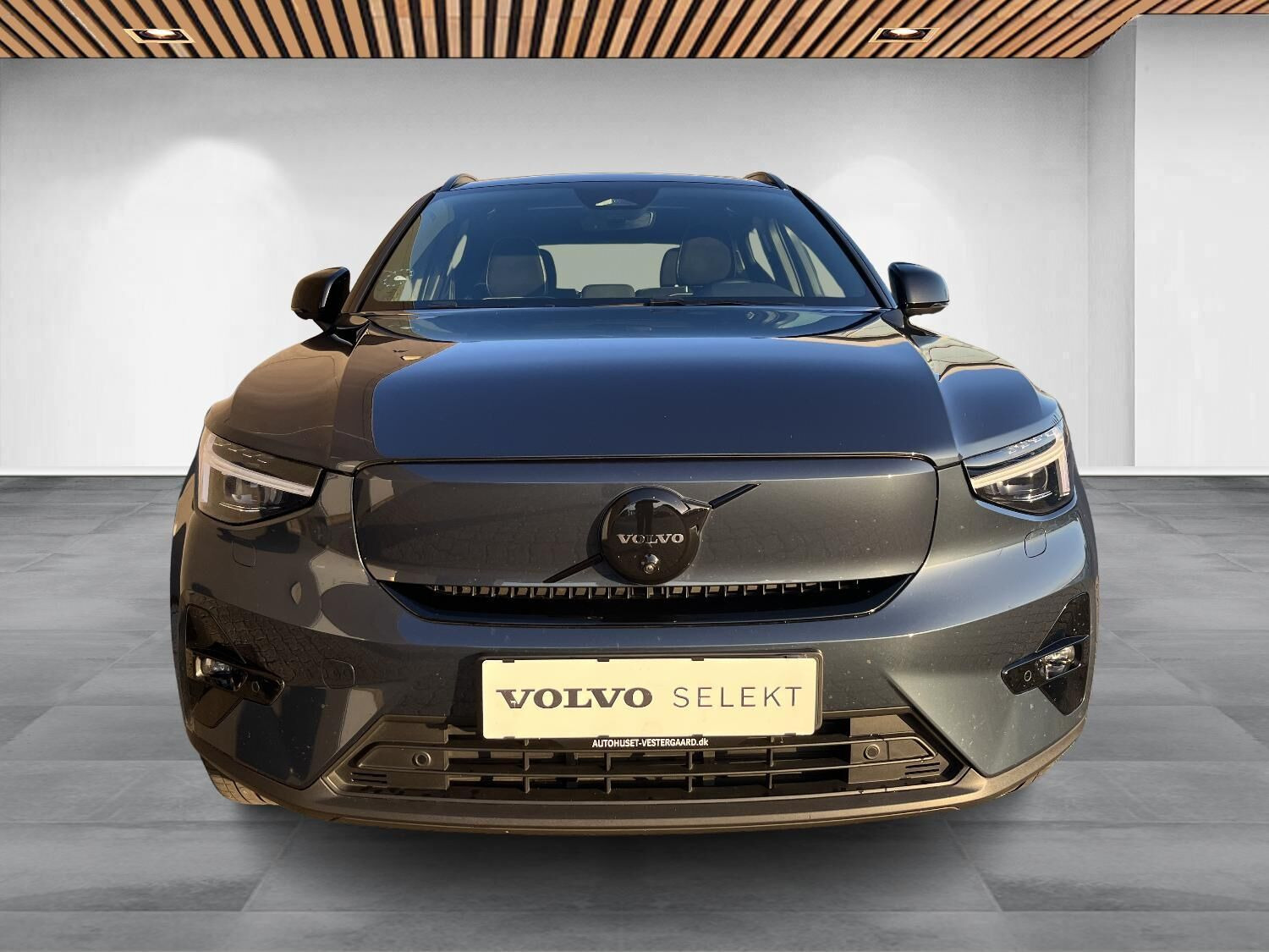 Blå Volvo EX40 fra 2026