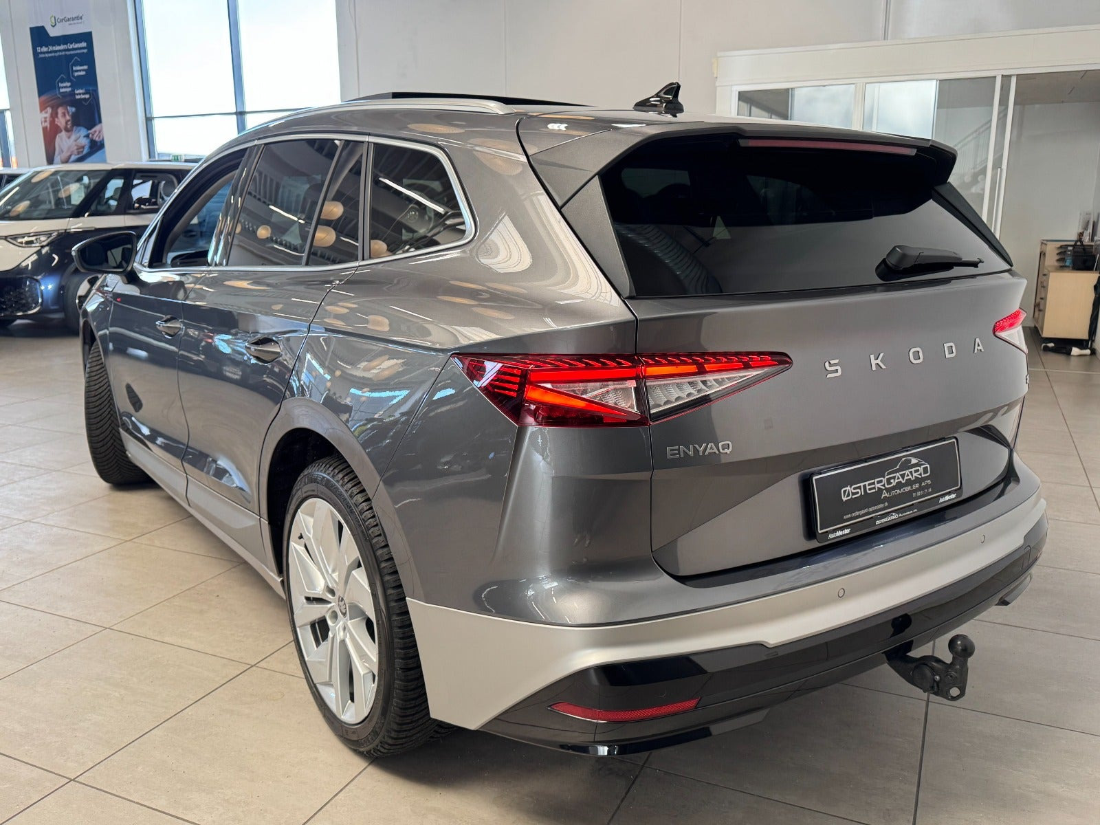 Grå Skoda Enyaq fra 2026