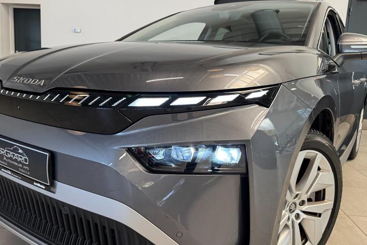 Grå Skoda Enyaq fra 2026