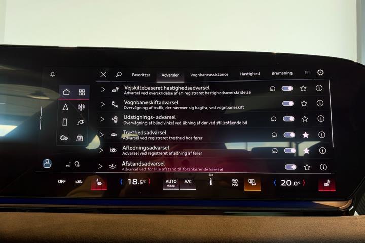 Hvid Audi A6 e-tron fra 2025