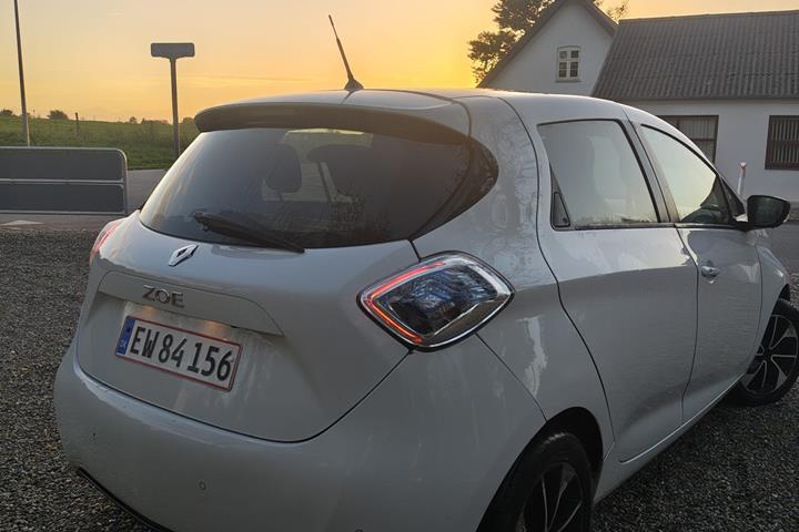 Hvid Renault Zoe fra 2018