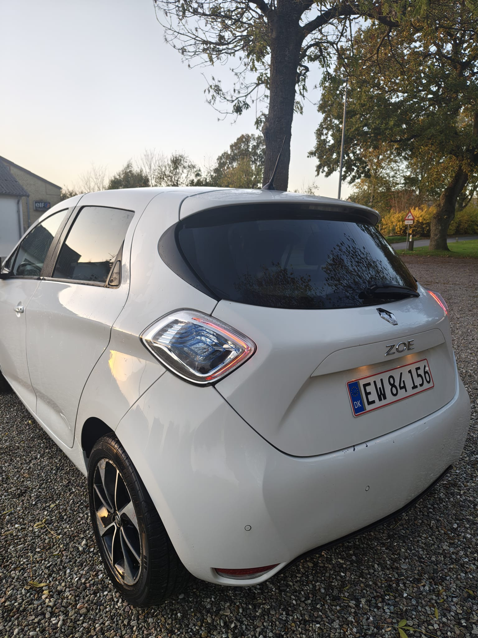 Hvid Renault Zoe fra 2018