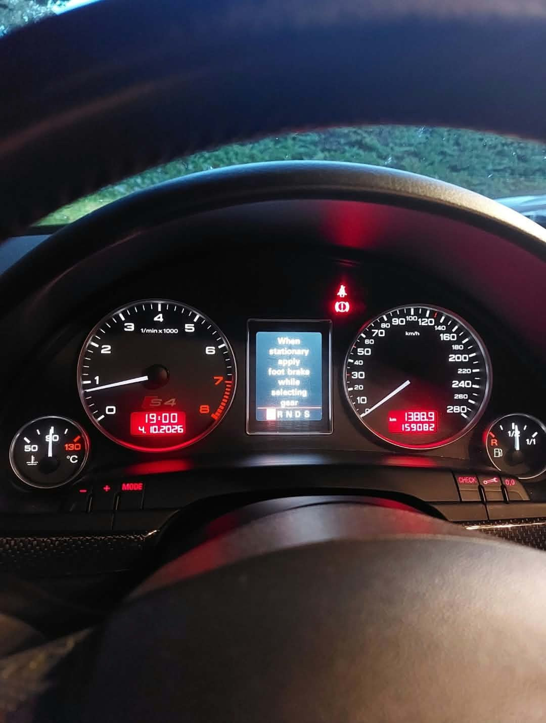 Sort Audi S4 fra 2005
