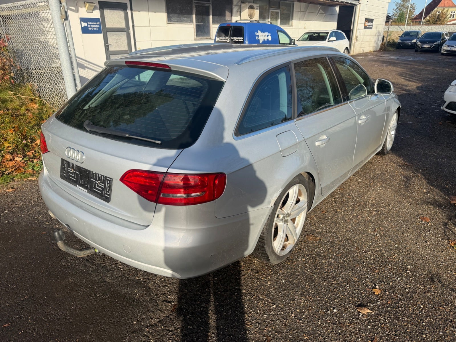 Grøn Audi A4 fra 2008
