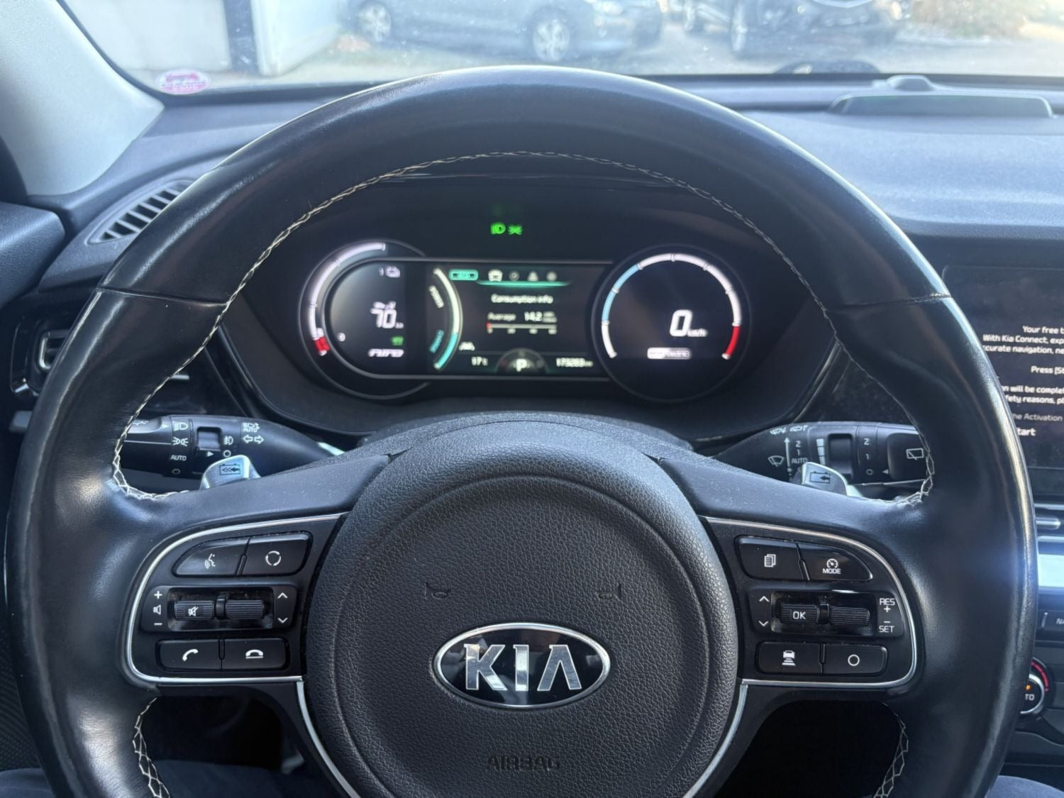 Grøn Kia e-Niro fra 2021
