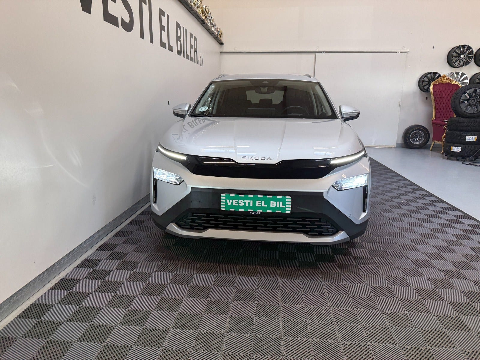 Sølv Skoda Elroq fra 2025