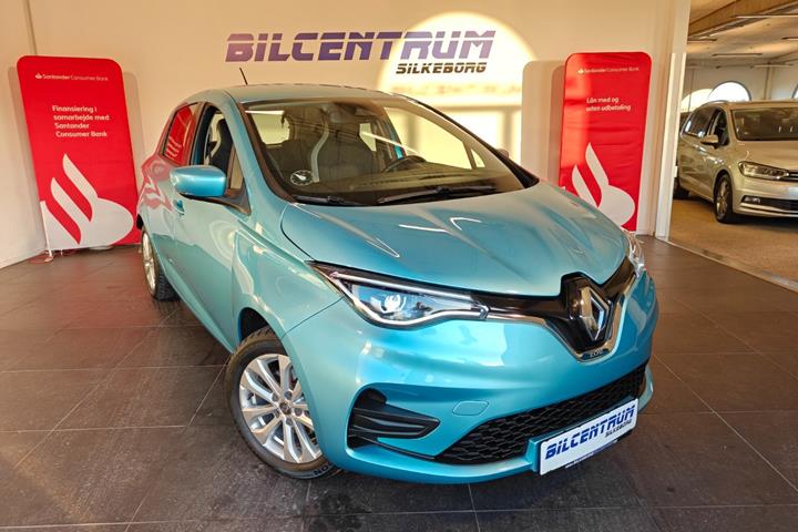 Blå Renault Zoe fra 2021