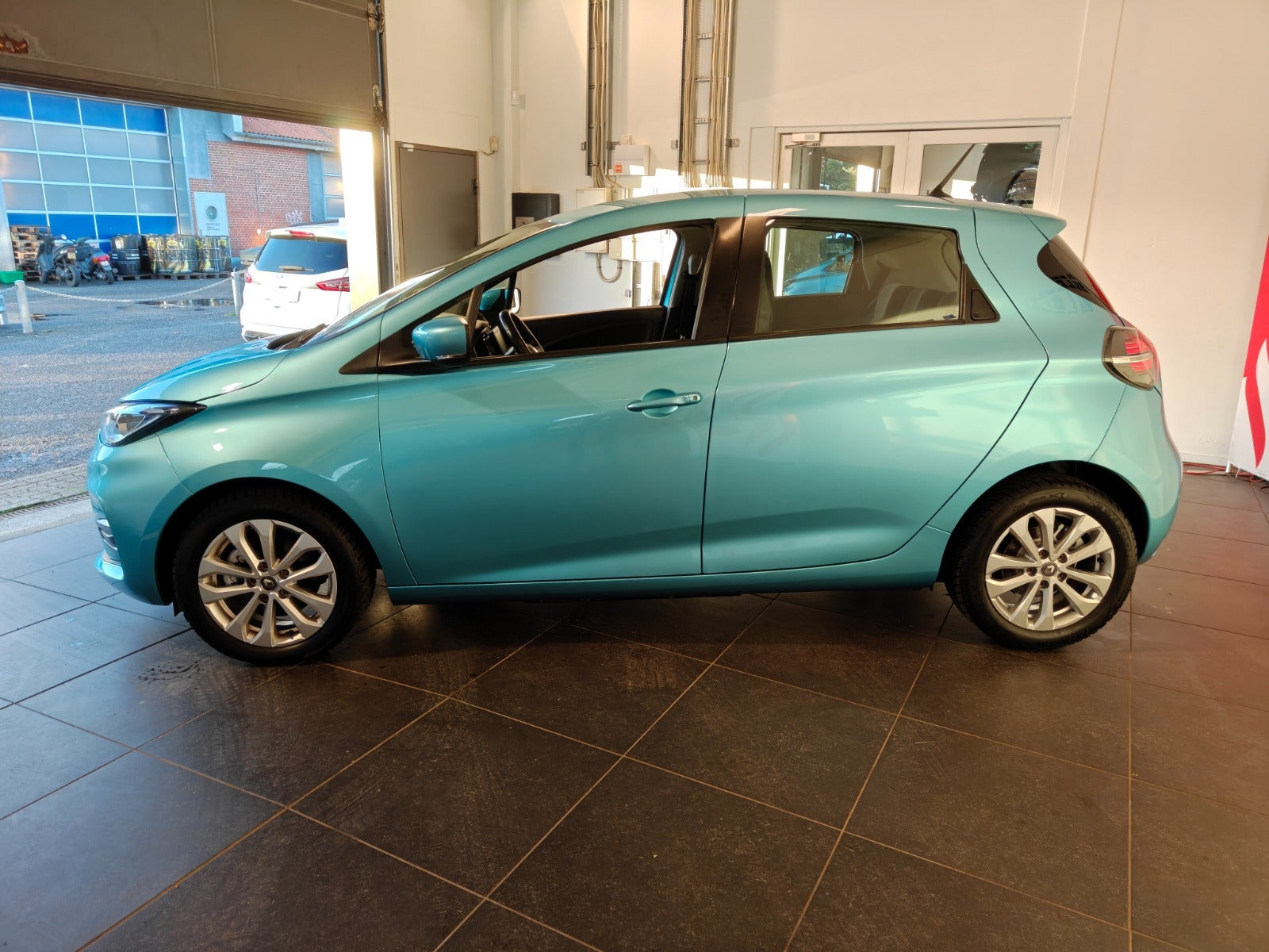 Blå Renault Zoe fra 2021
