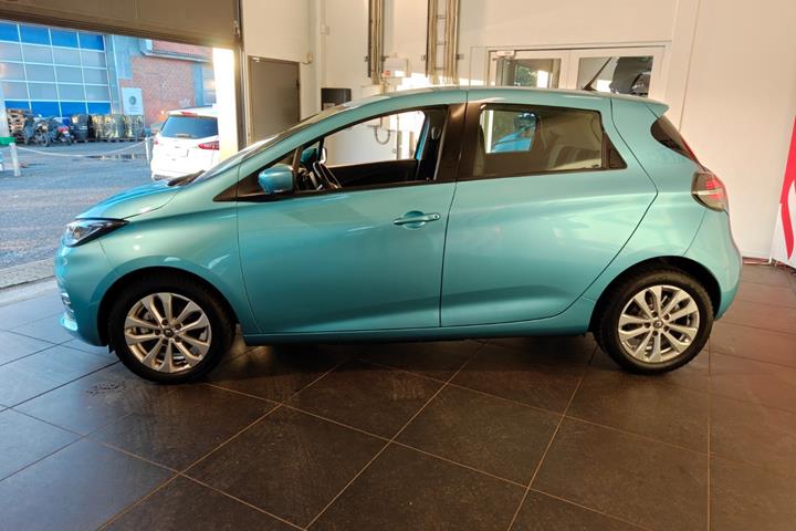 Blå Renault Zoe fra 2021