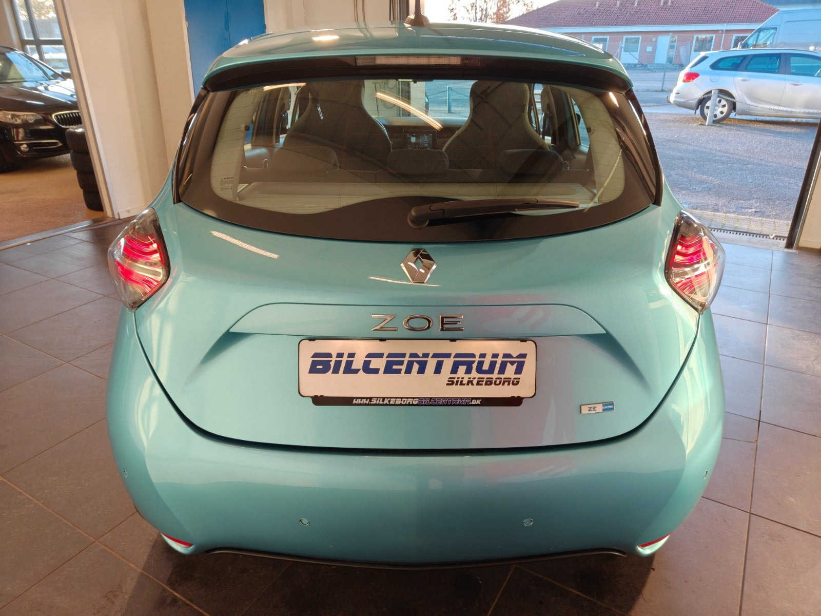 Blå Renault Zoe fra 2021