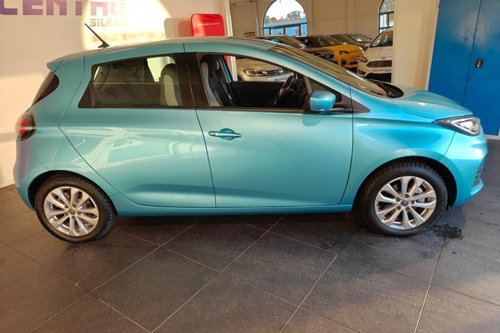 Blå Renault Zoe fra 2021