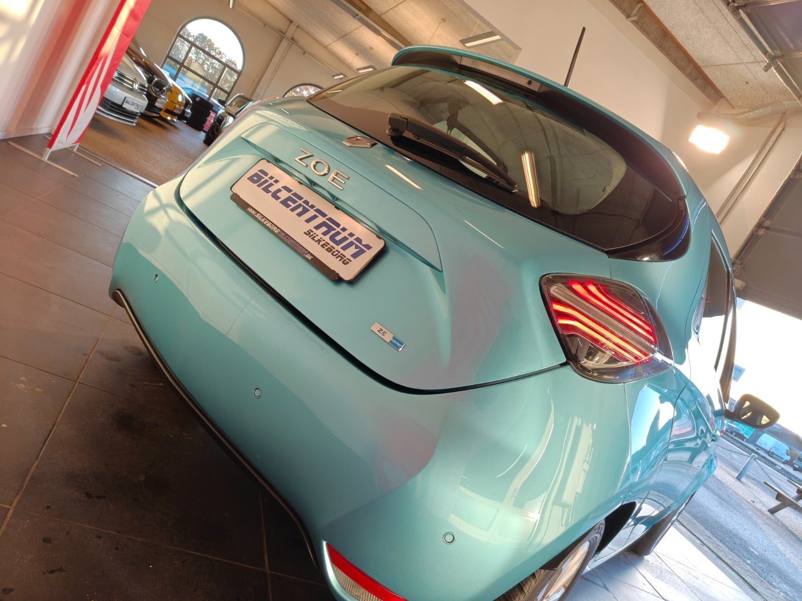 Blå Renault Zoe fra 2021