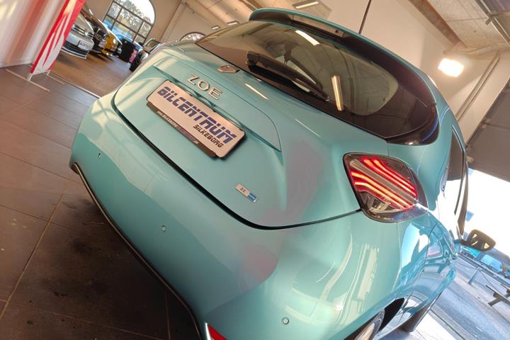 Blå Renault Zoe fra 2021