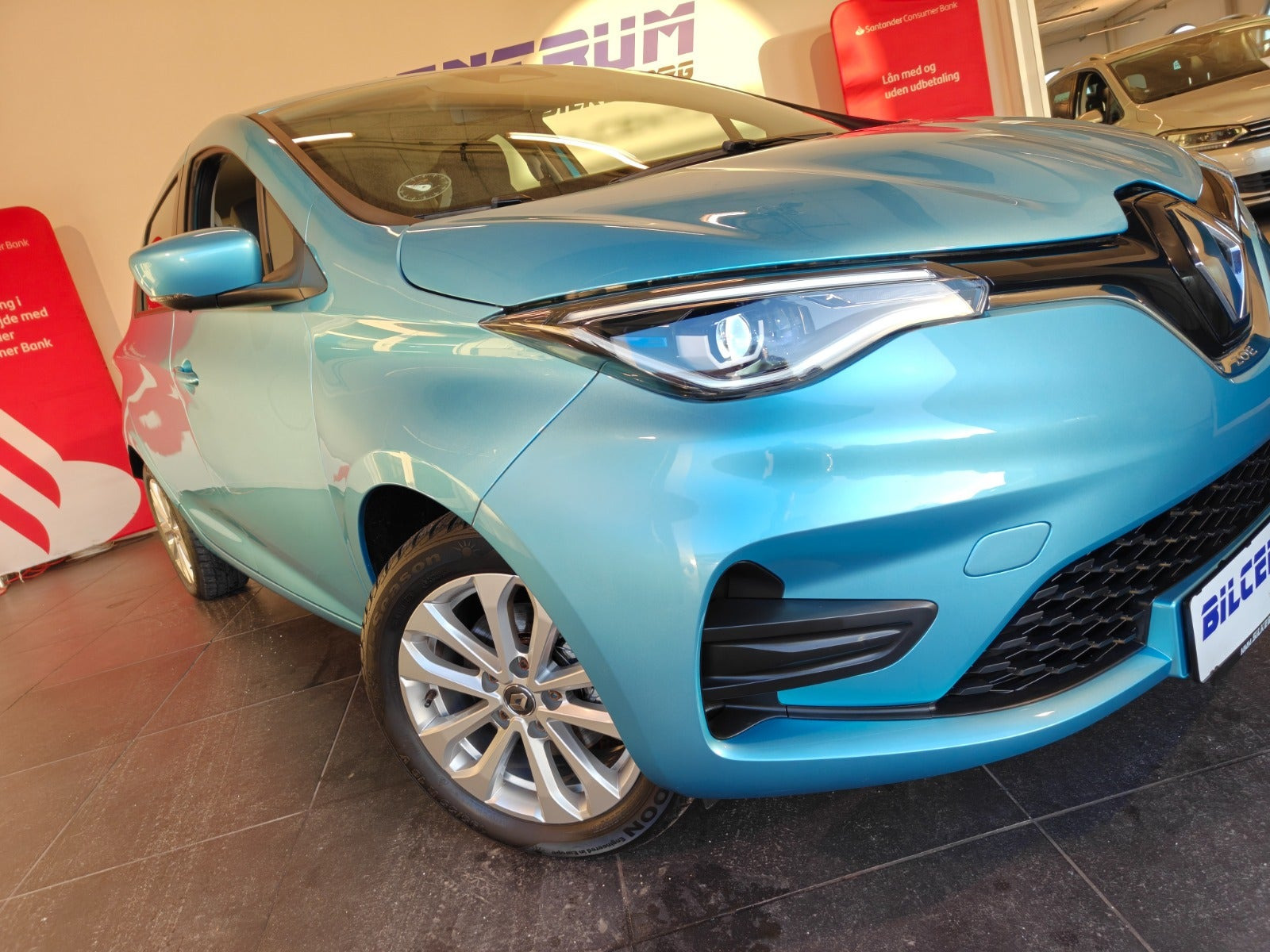 Blå Renault Zoe fra 2021