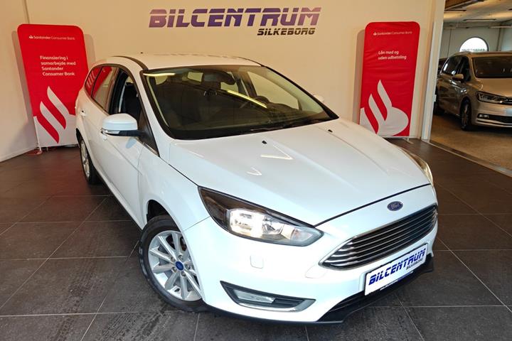 Hvid Ford Focus fra 2017