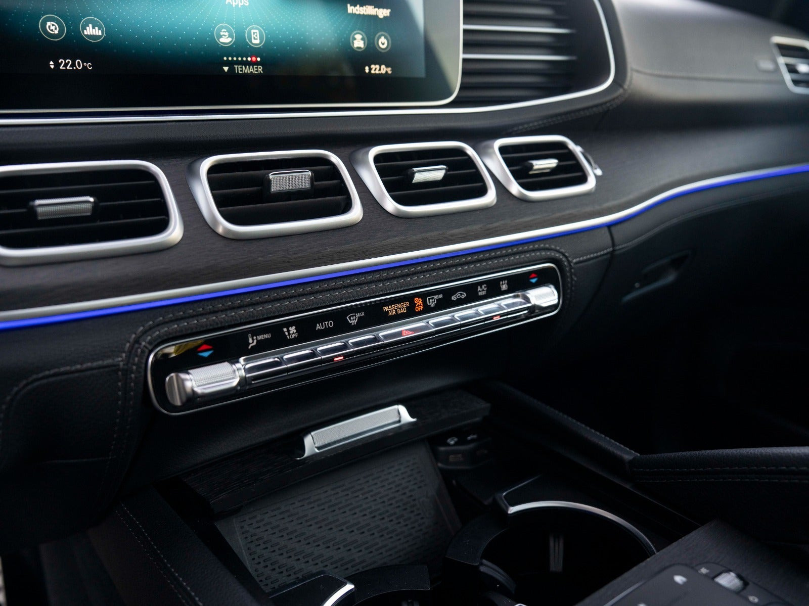 Sølv Mercedes GLE350 de fra 2020