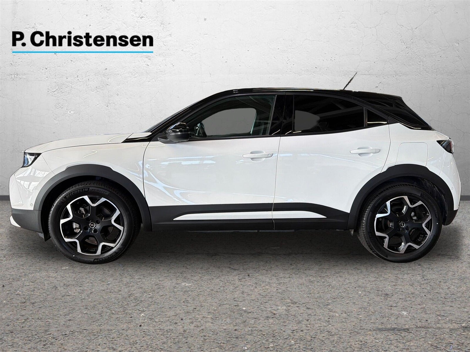 Hvid Opel Mokka-e fra 2023