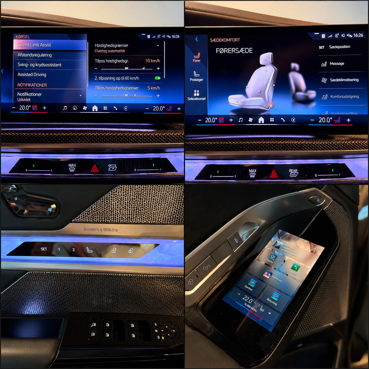 Grå BMW i7 fra 2023