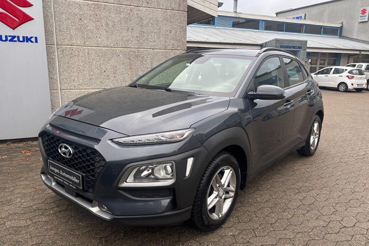 Grå Hyundai Kona fra 2018