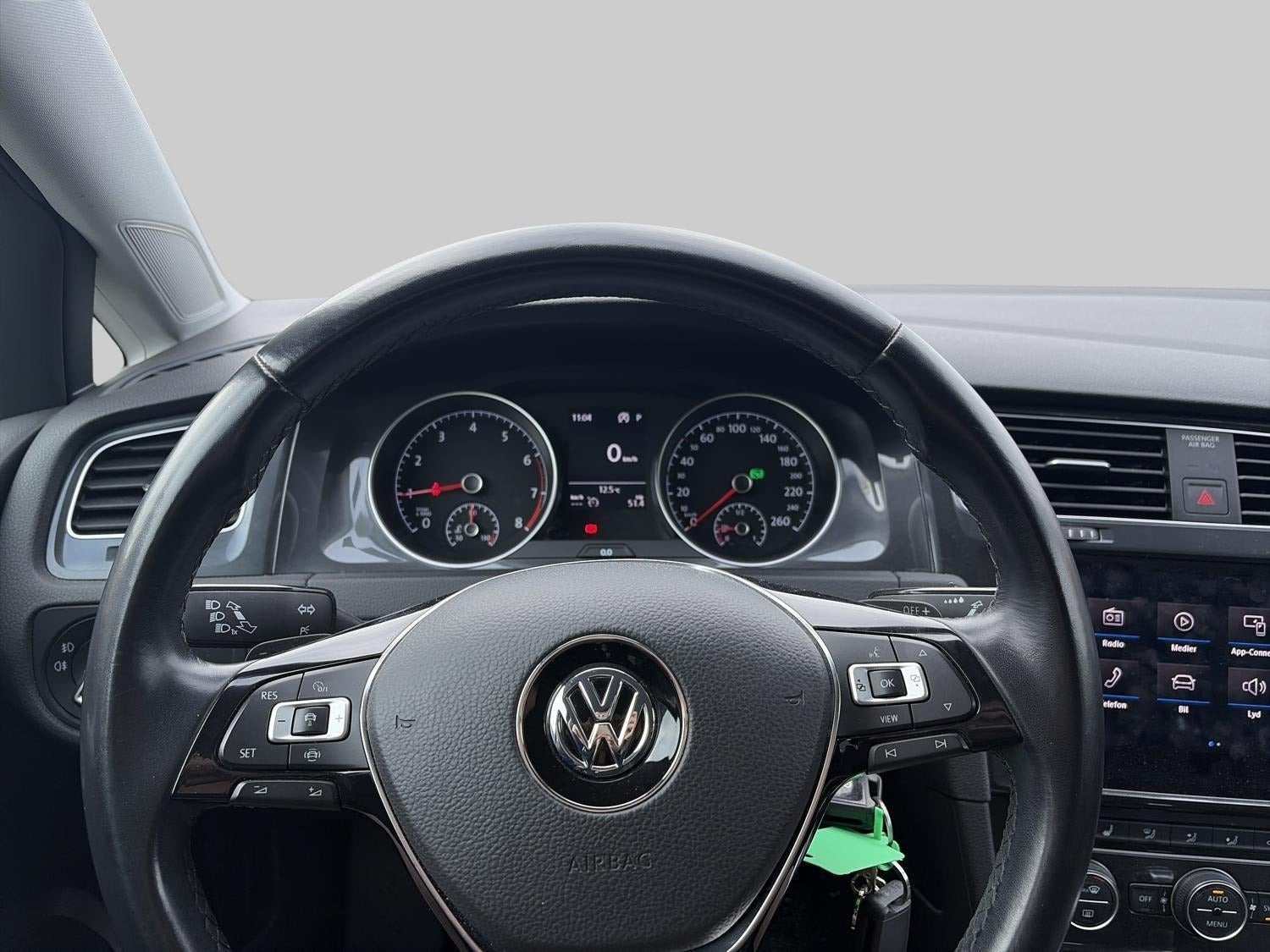 Sort VW Golf VII fra 2019