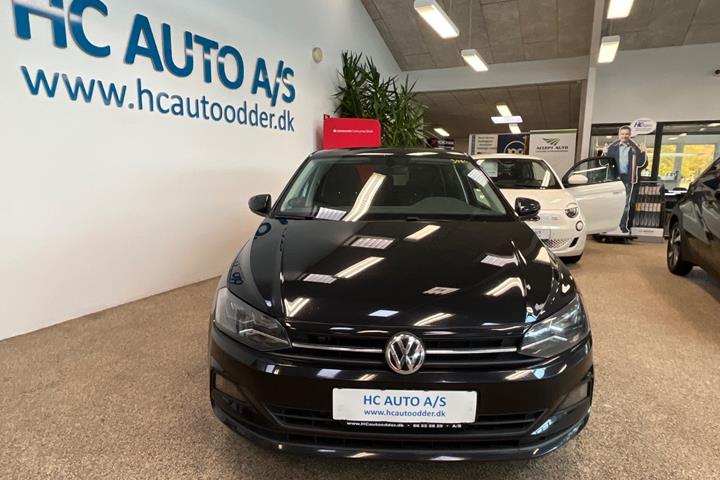 Sort VW Polo fra 2019