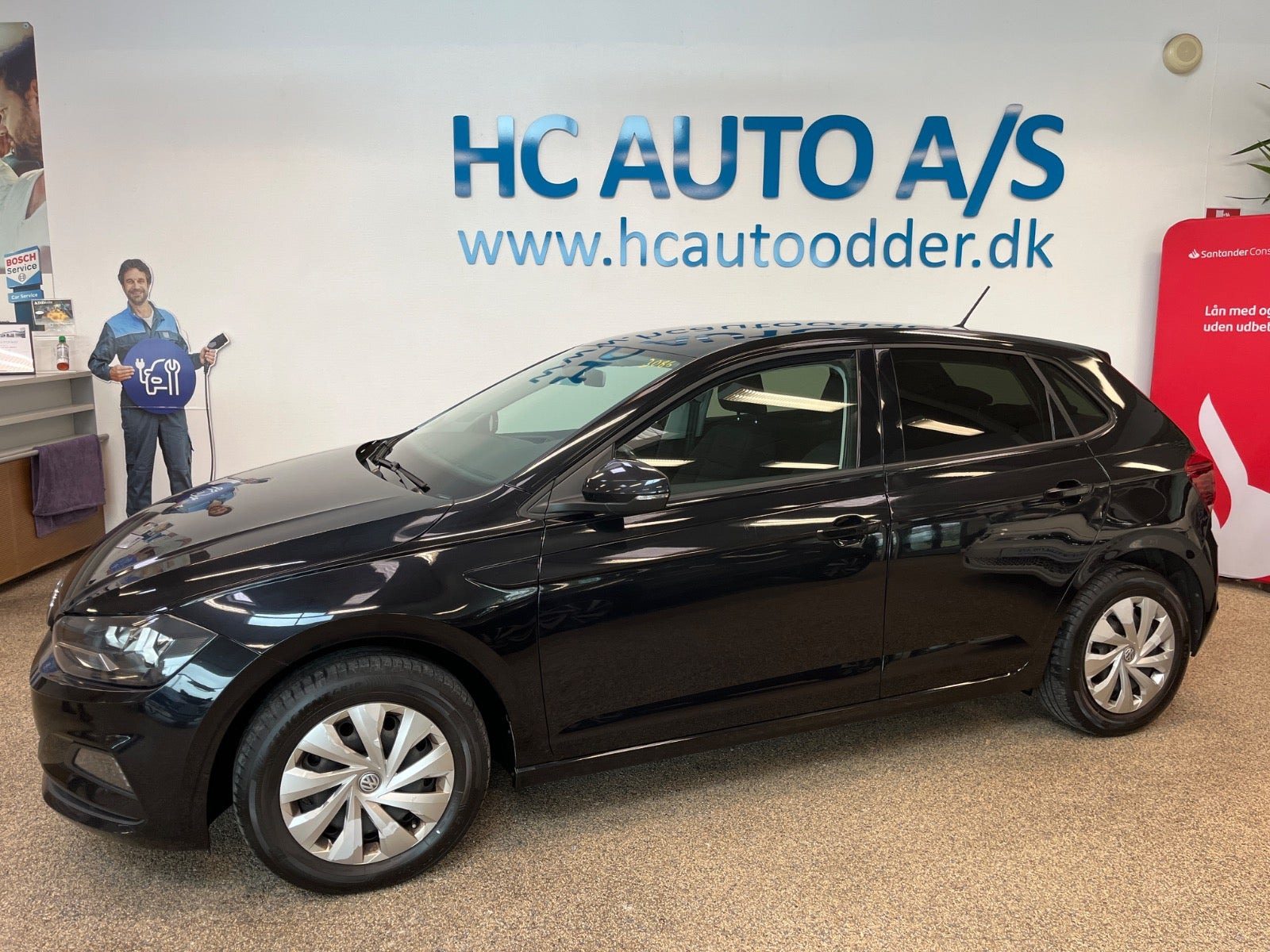 Sort VW Polo fra 2019