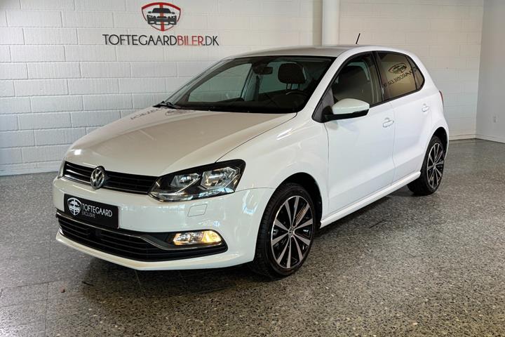 Hvid VW Polo fra 2016