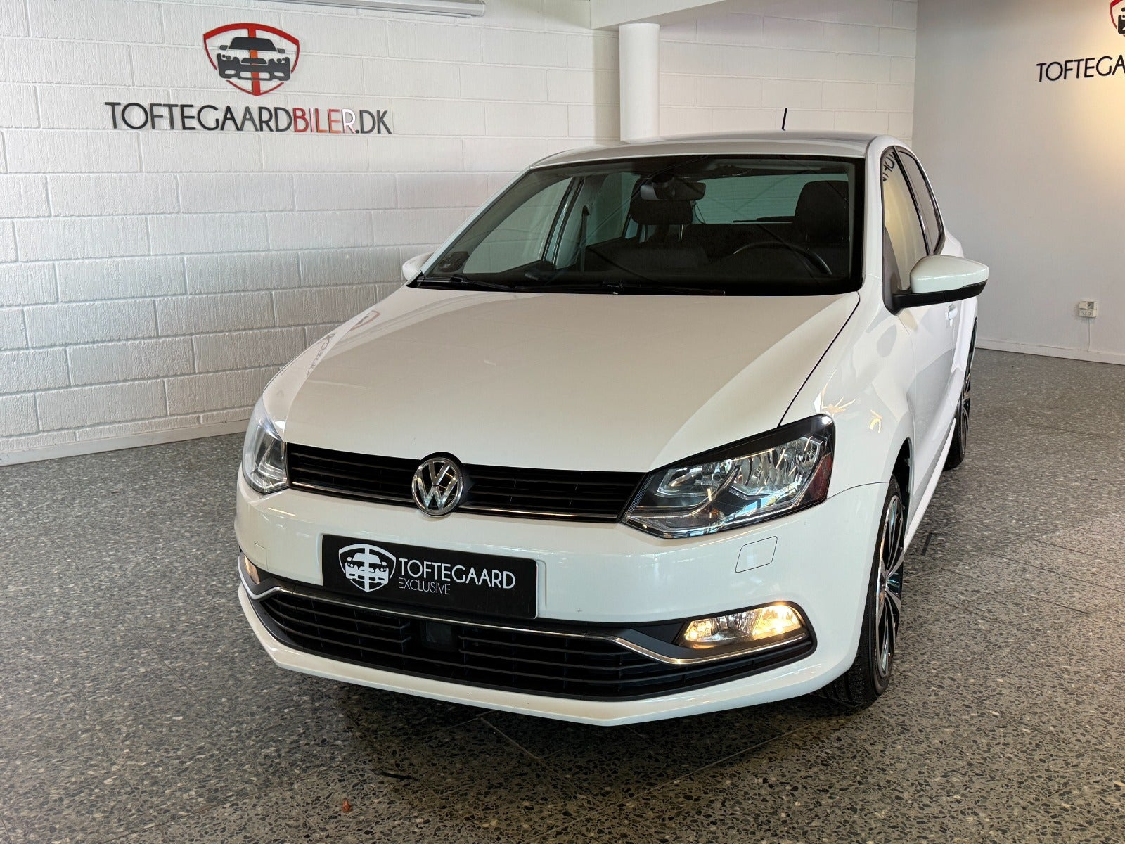 Hvid VW Polo fra 2016