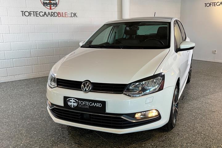 Hvid VW Polo fra 2016
