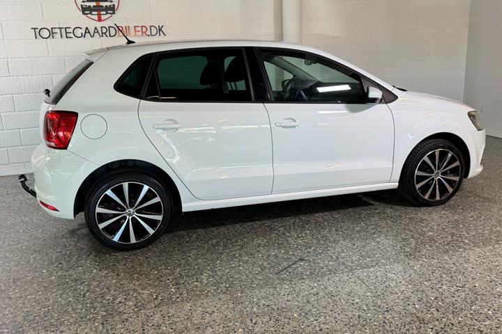 Hvid VW Polo fra 2016