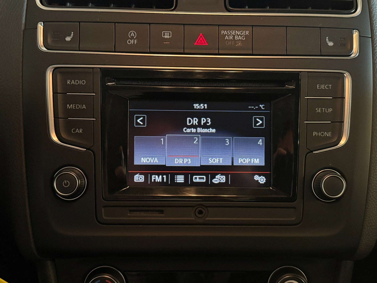 Hvid VW Polo fra 2016
