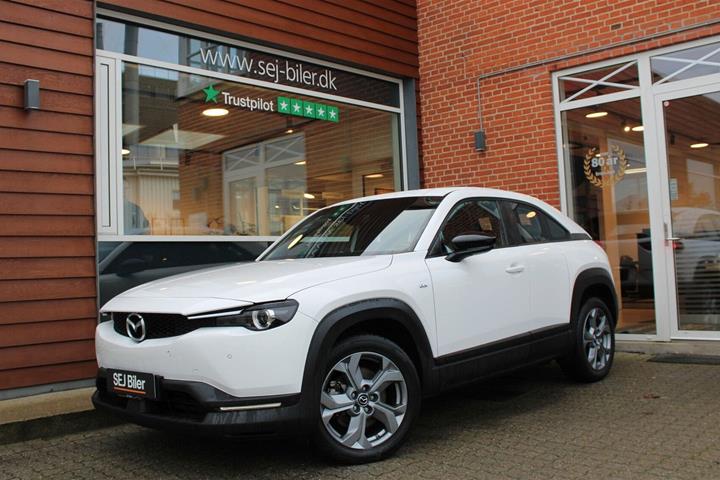 Hvid Mazda MX-30 fra 2022