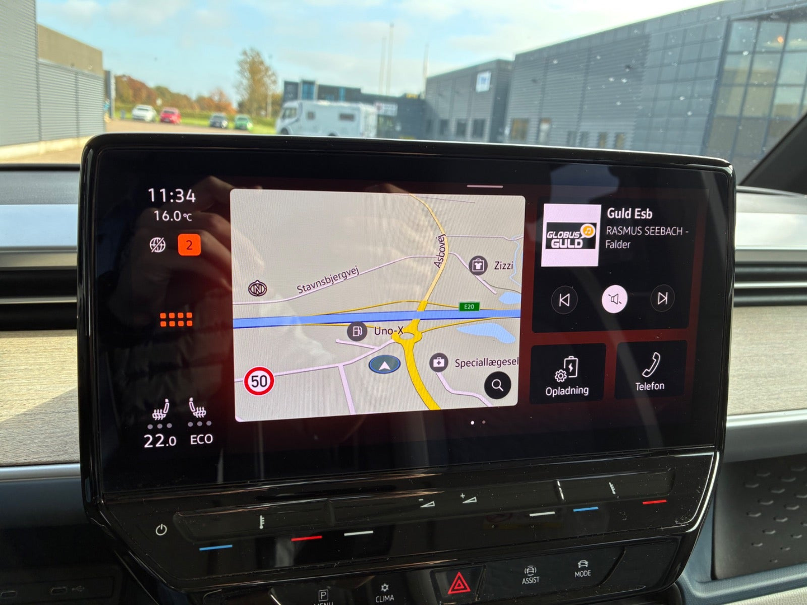 Blå VW ID.Buzz fra 2023