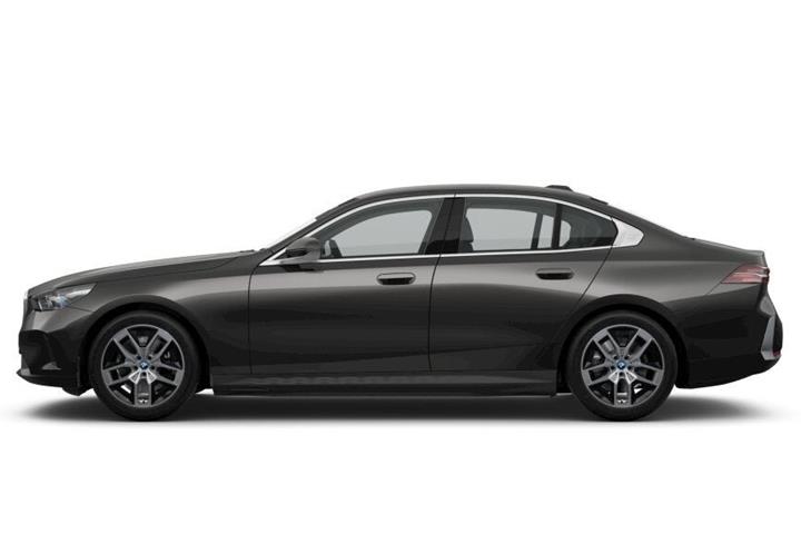 Grå BMW i5 fra 2024